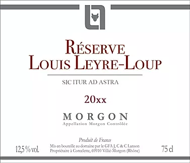 Domaine de Leyre-Loup Morgon Reserve 2017
